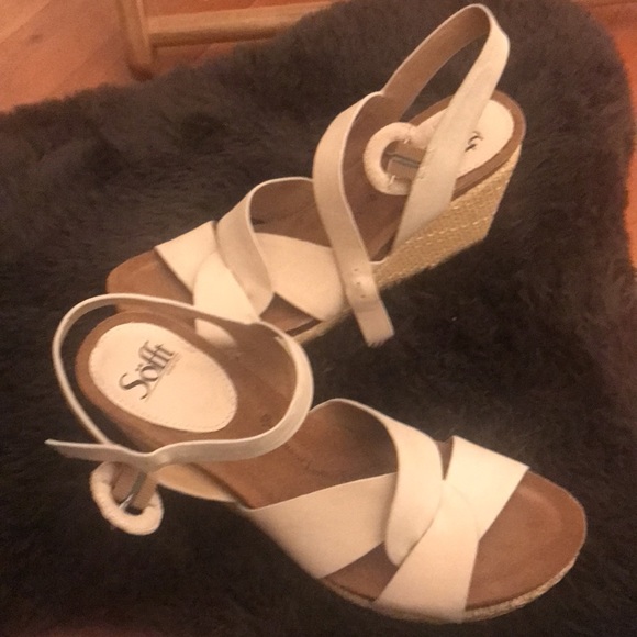 Sofft Cassidy Beige  Wedge Sz 10M New - Picture 6 of 13